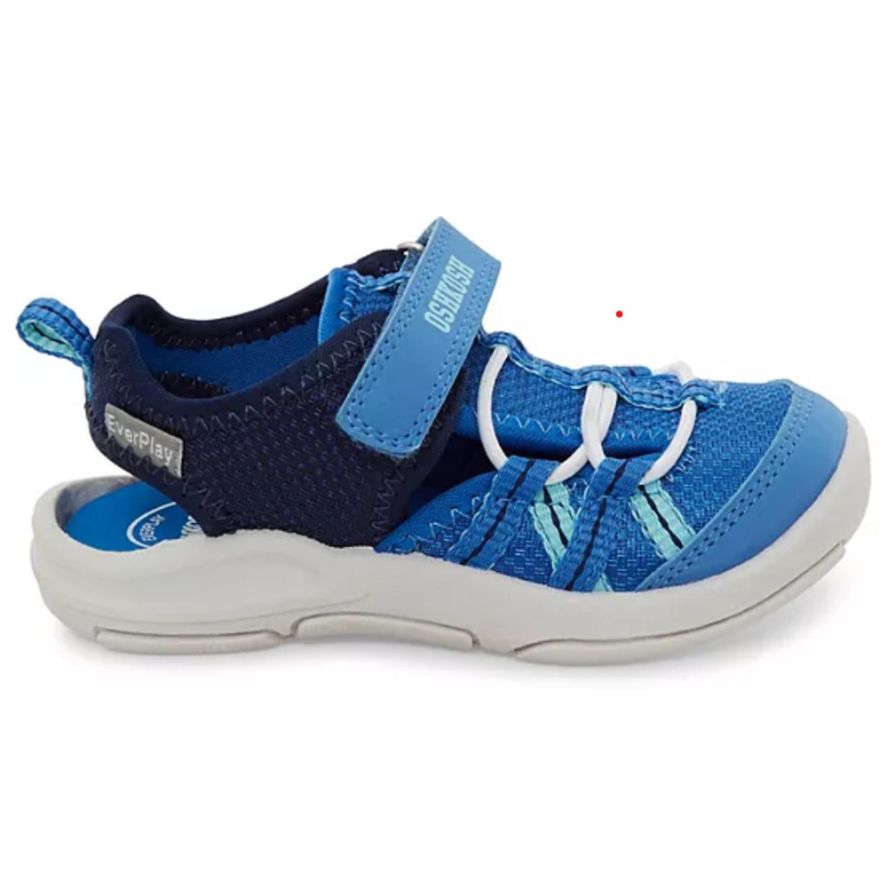 OshKosh B’gosh Dilan Sandals Sneakers Toddler Unisex 9 Blue Cutout‎ Hook Loop